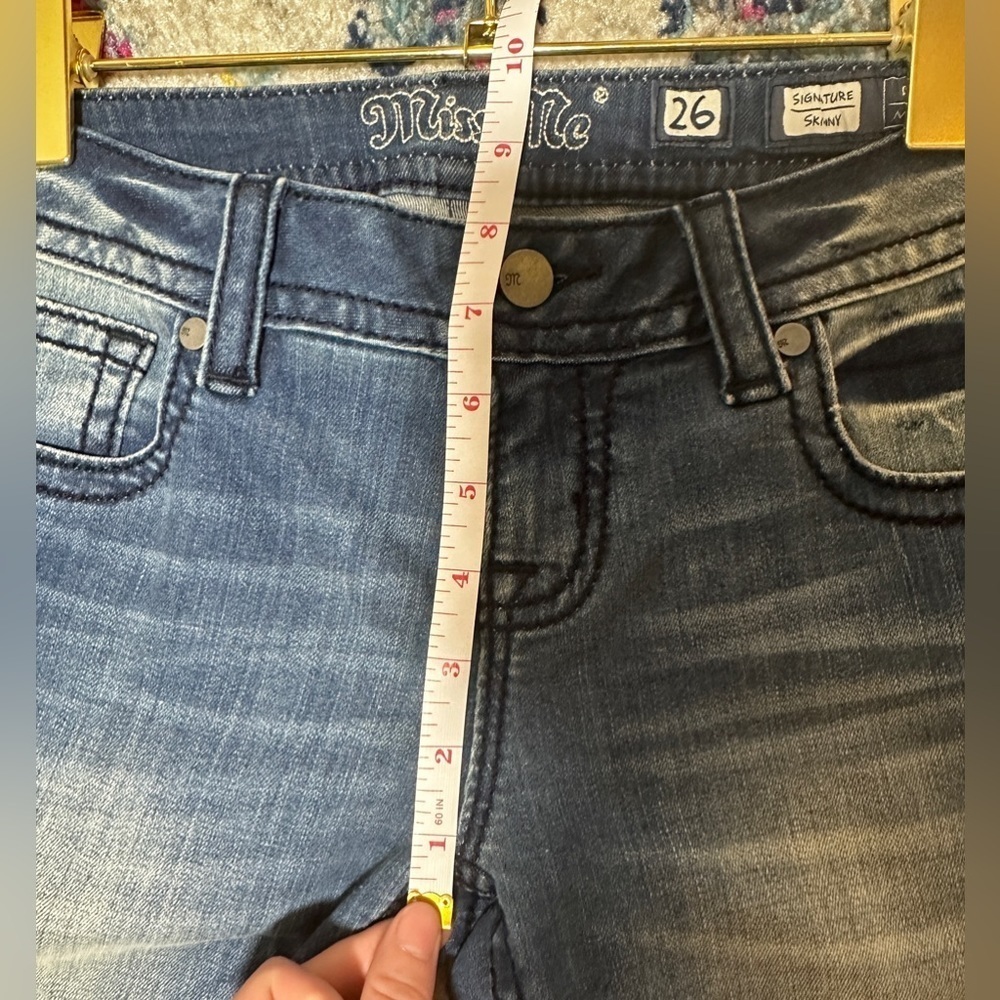 Miss Me Jeans Signature Skinny Jeans women’s size 26 - Picture 7 of 7